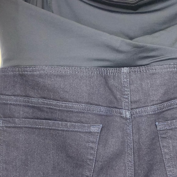 Isabel Maternity Jeggings With Pockets Dark Wash Blue Navy Nwot Size 18/34R Nwot - Picture 8 of 15